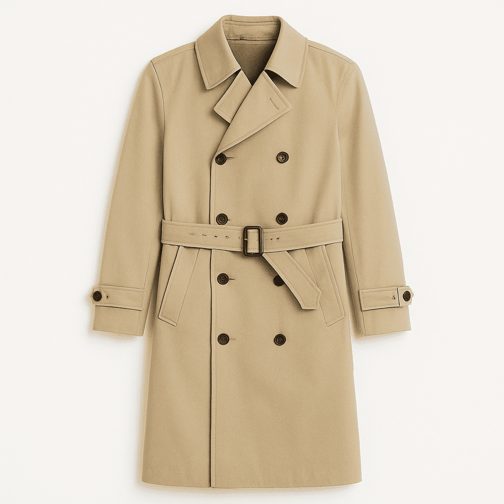 Men’s Beige Trench Coat