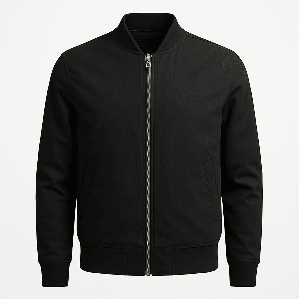 Men’s Black Bomber Jacket