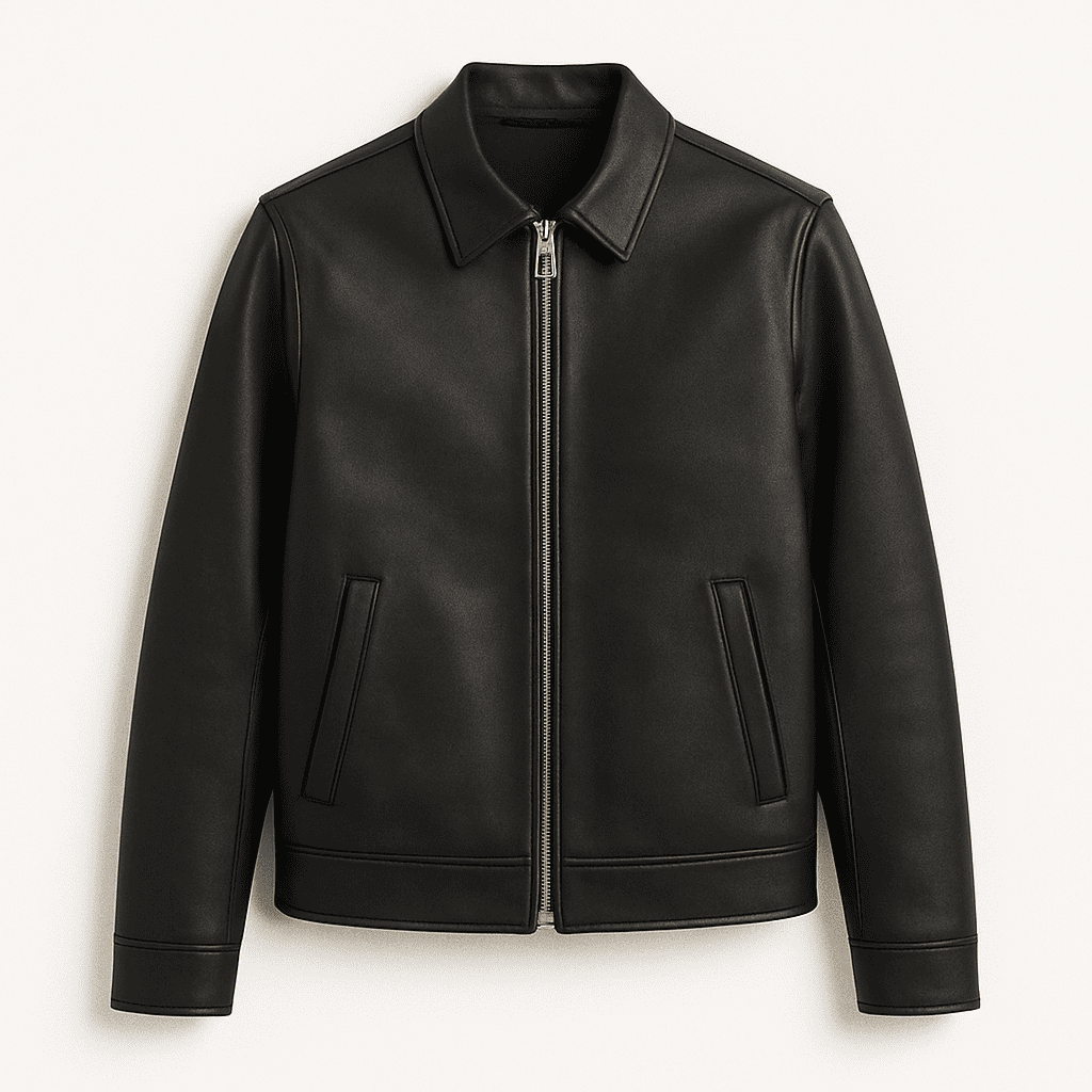 Men’s Black Leather Jacket