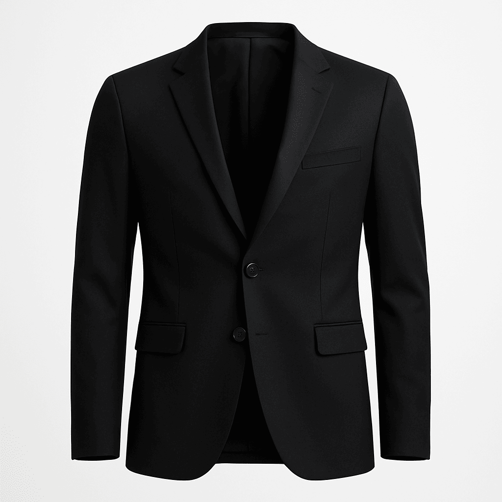 Men’s Black Slim-Fit Blazer
