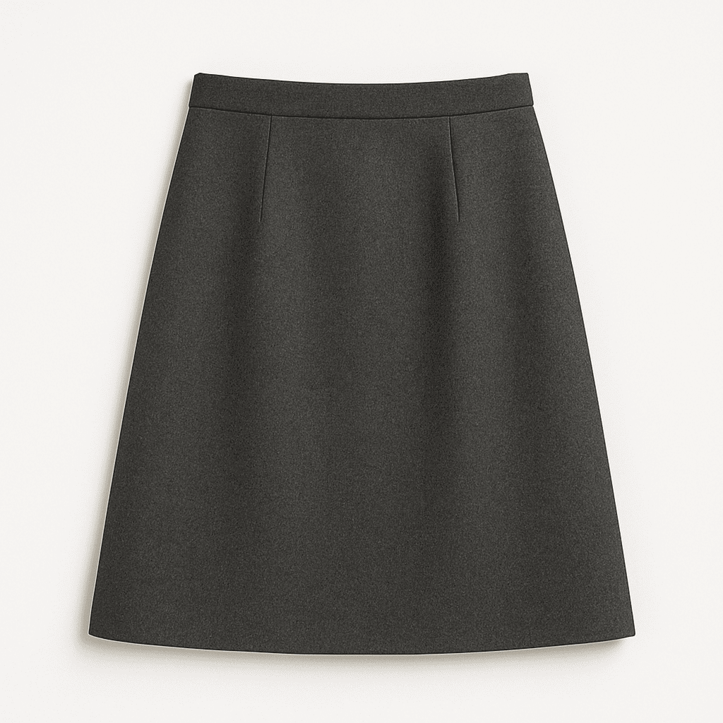 Women’s Grey Wool Skirt