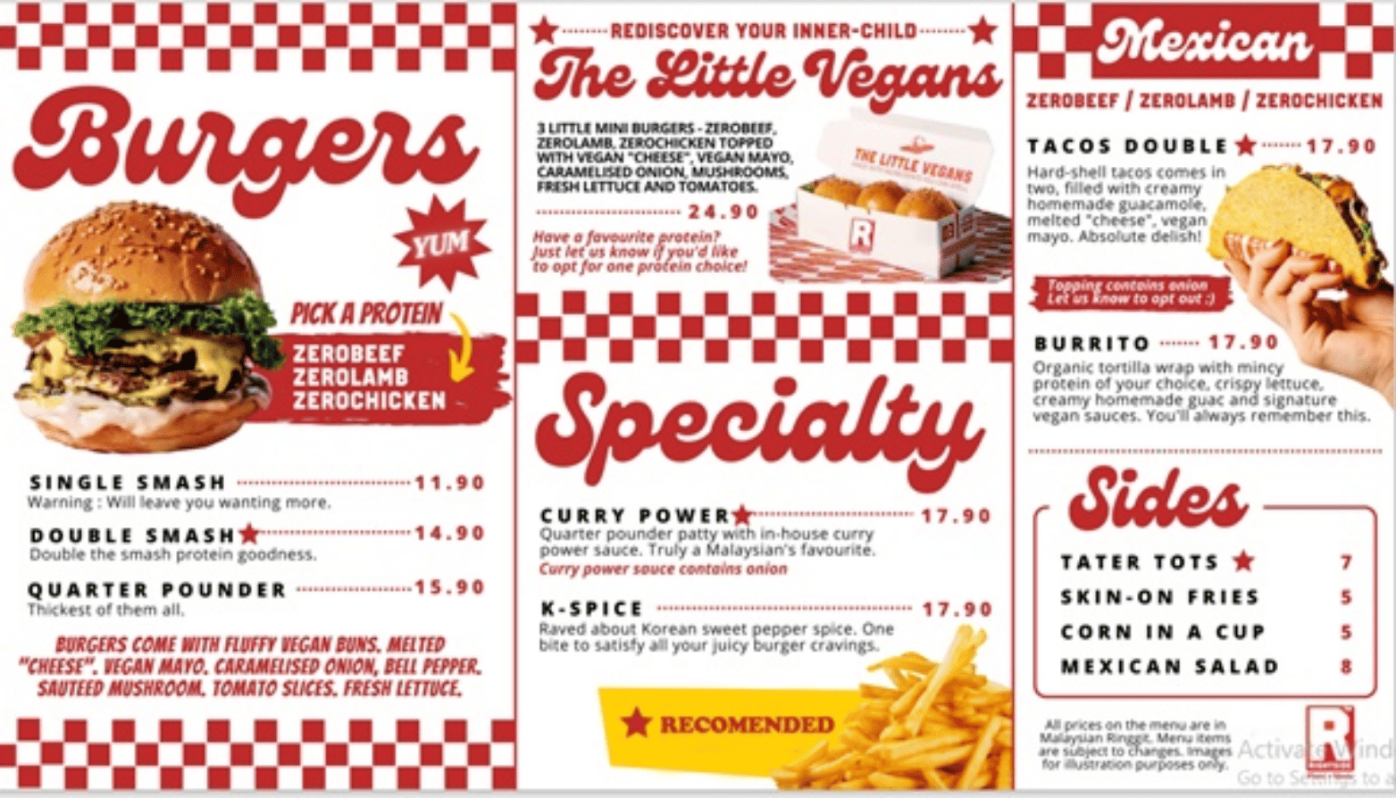 Full RIGHTSIDE Menu